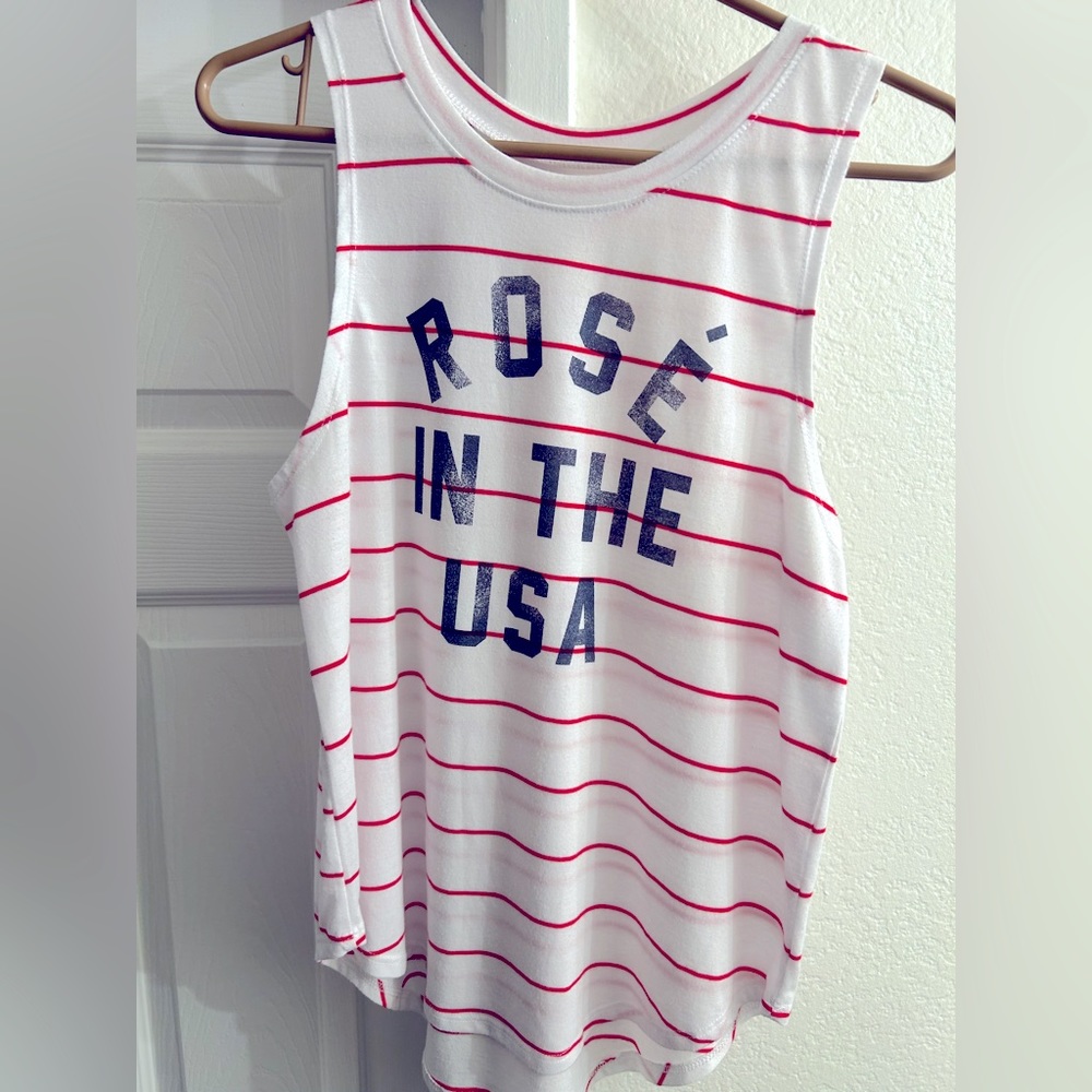 Cotton tank top perfect for the 4th of July!